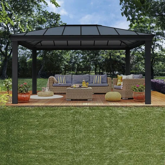Palram Canopia Dallas 4900 Havepavillon - Antracitgrå