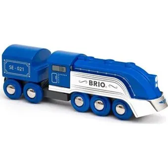 BRIO Special Edition Tog 2021 - Blå træ 15,7 cm