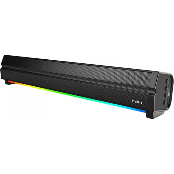 Streetz SB100 Bluetooth Soundbar RGB – Sort