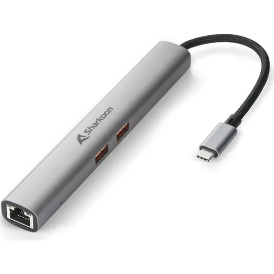 Sharkoon OfficePal Combo Adapter USB-C Dockingstation
