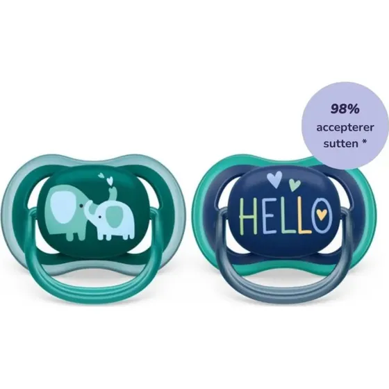 Philips Avent Ultra Air sut 18+ mdr, 2-pak