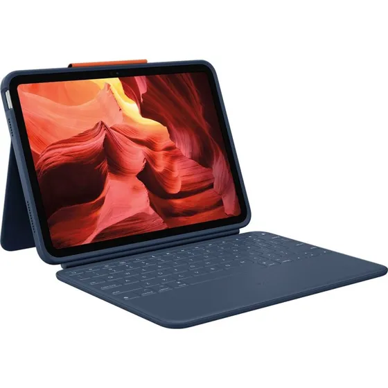 Logitech Rugged Combo 4 Tastatur og Folio-kasse til iPad (10. gen)