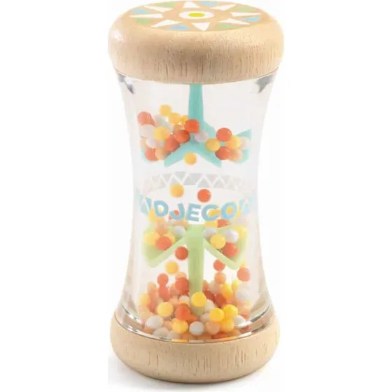 Djeco BabyPlui Lille Regnmager – træ rangle til baby