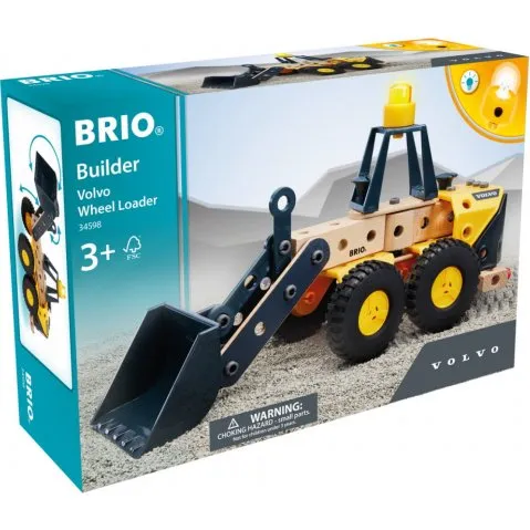 BRIO Builder 34598 Volvo læssemaskine, 3+ år