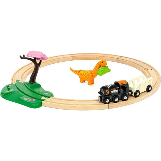 BRIO 36098 Cirkelsæt med dinosaur, 12 dele