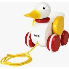 BRIO Trækdyr And - farverig trælegetøjsand