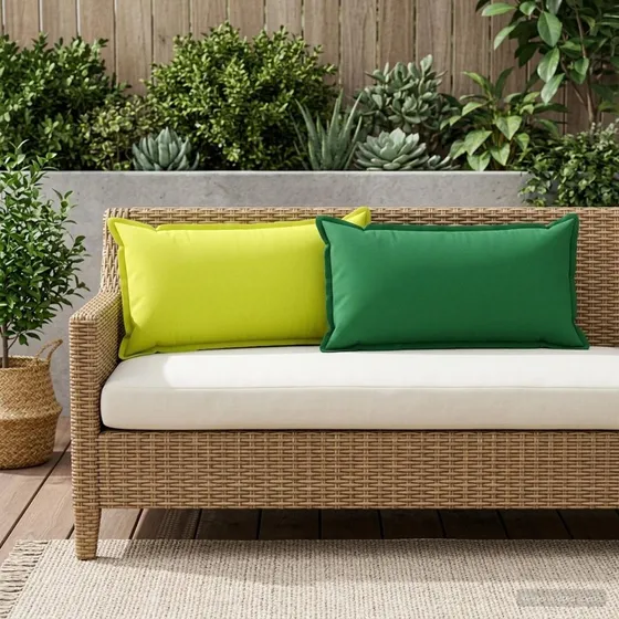 vidaXL HOUTEN Pudebetræk 2 stk. Lys grøn 40 x 70 cm