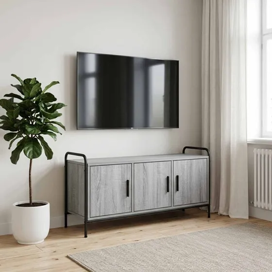vidaXL TV-skab 79,5 x 33 x 50 cm Grå Sonoma