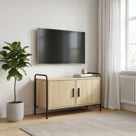 vidaXL TV-skab i Sonoma-eg, 79,5 x 33 x 50 cm