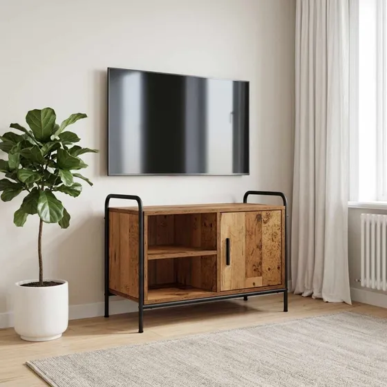 vidaXL TV-skab i gammelt træ, 67,5 x 33 x 50 cm