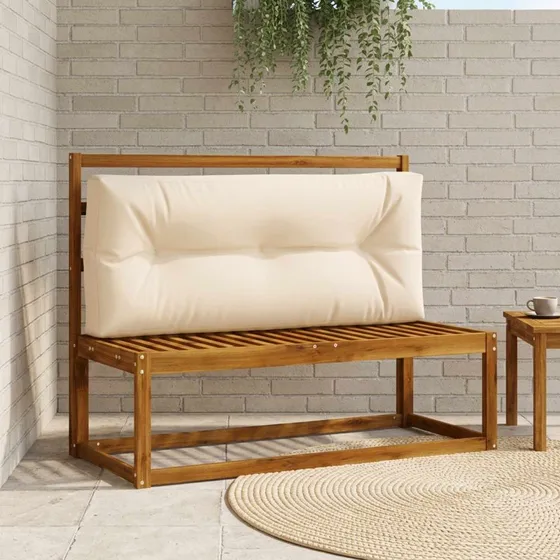 vidaXL VIANEN Palle rygpude - Cremefarvet - 120 x 60 x 12 cm