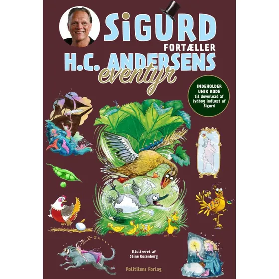 Sigurd fortæller H.C. Andersens eventyr - Bogkassette med 2 bøger