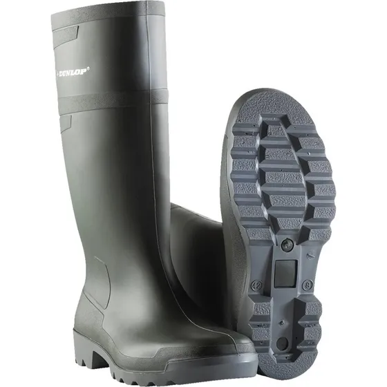 DUNLOP Hobby PVC gummistøvle 486711, grøn, str. 39/40-48/49