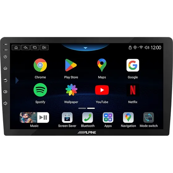 Alpine INE-AW409S 9" Multimedieskærm med CarPlay & Android Auto