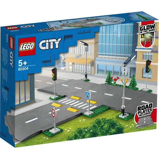 LEGO City 60304 Vejplader – 112 dele, fra 5 år