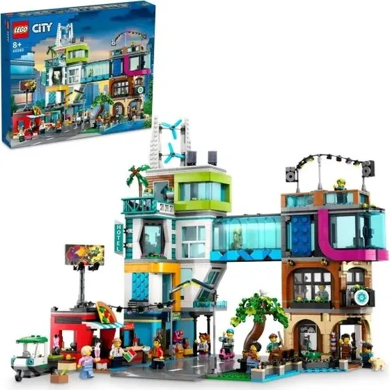 LEGO City Centrum 60380 – Bycenter med 14 figurer