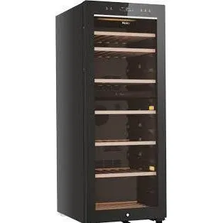 Haier HWS77GDAU1 Vinkøleskab, Sort - 77 flasker