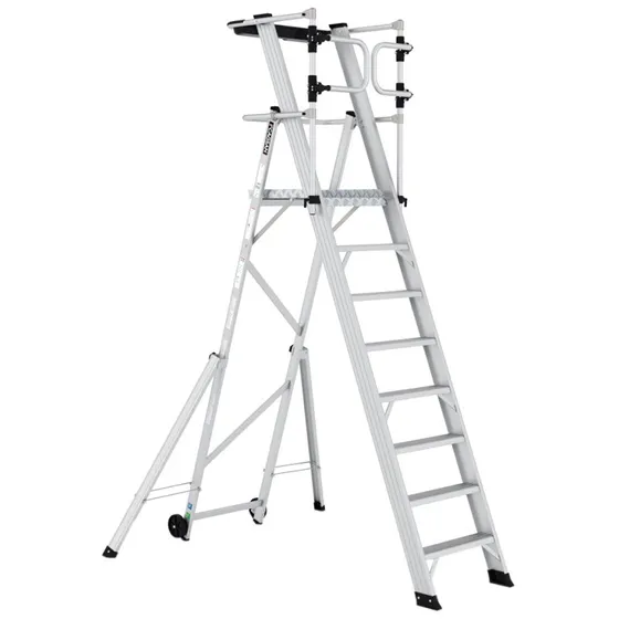 KEYPRO Platformsstige 7+1 trin med hjul