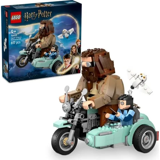 LEGO 76443 Harry Potter - Hagrid og Harrys motorcykeltur