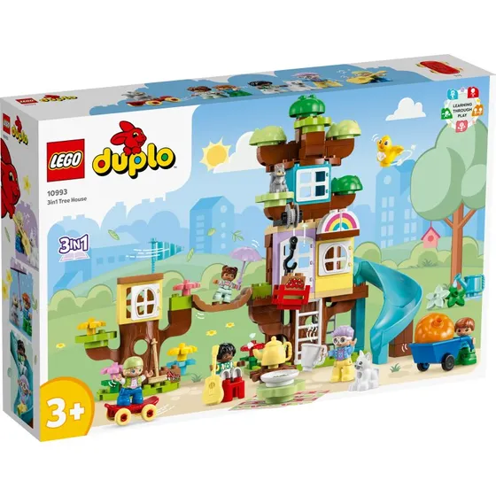 LEGO DUPLO Tre-i-én skovhytte 10993 (3+ år, 3-i-1)