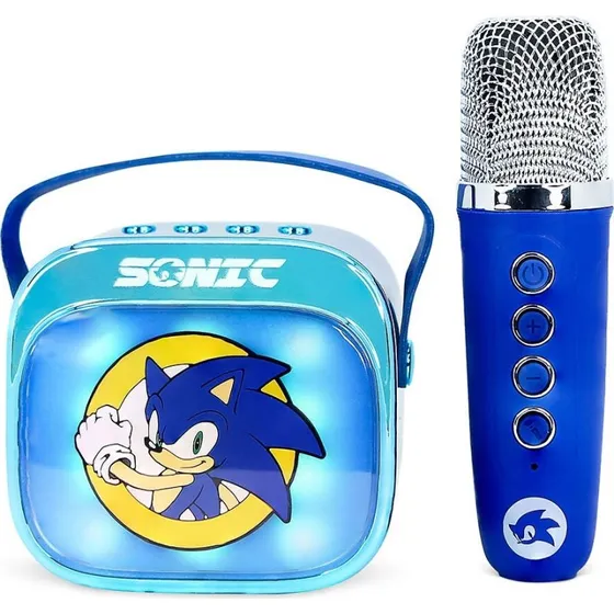 OTL Sonic the Hedgehog Trådløs Karaoke Højttaler med Mikrofon