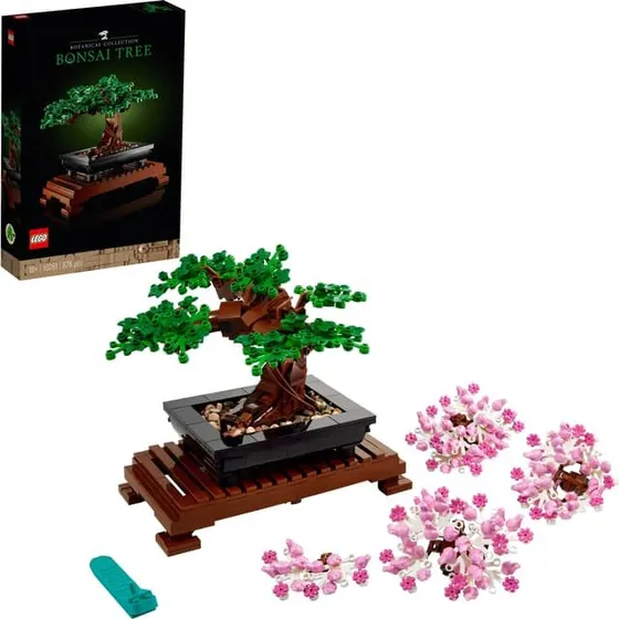 LEGO 10281 Bonsai Træ - udskiftelige blade (grøn/pink)