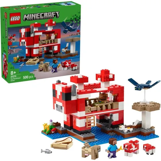 LEGO 21270 Minecraft Mooshroom-huset