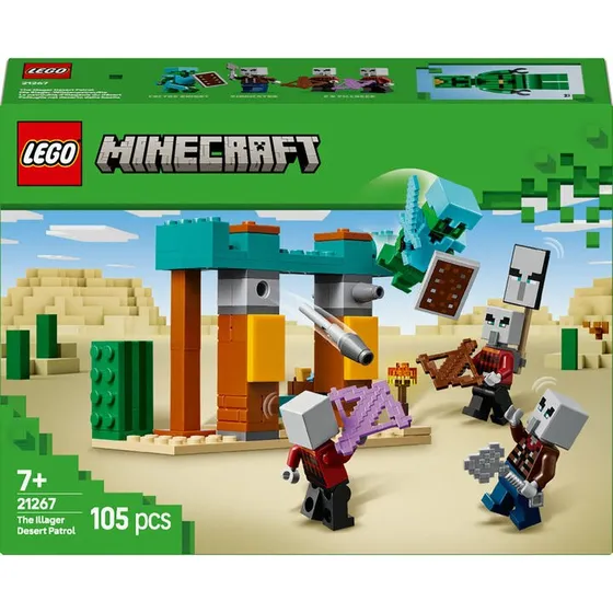 LEGO Minecraft 21267 Illager-ørkenpatrulje (105 dele)