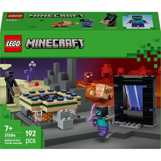 LEGO Minecraft – Nether- og End-portalrejse (21584)