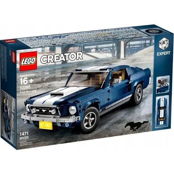 LEGO Creator Expert Ford Mustang 10265 – mørkeblå med hvide striber