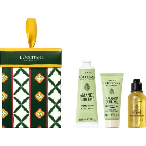 L'Occitane en Provence Amande Ornament - Gavesæt med 3 produkter