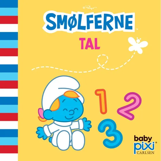 Smølferne - Tal: Baby Pixi® pegebog til de mindste