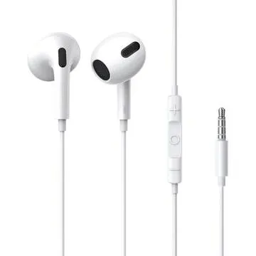 Baseus Encok H17 In-Ear 3,5 mm med kabel - hvid