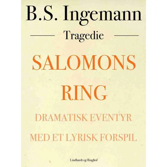 Salomons ring af Bernhard Severin Ingemann