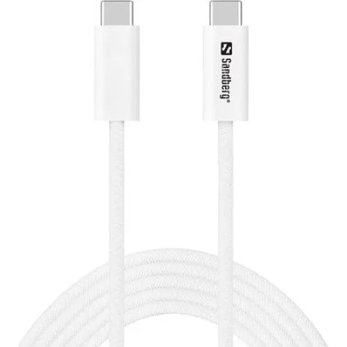 Sandberg USB4 USB-C til USB-C kabel, 2m, 240W, 40Gbps