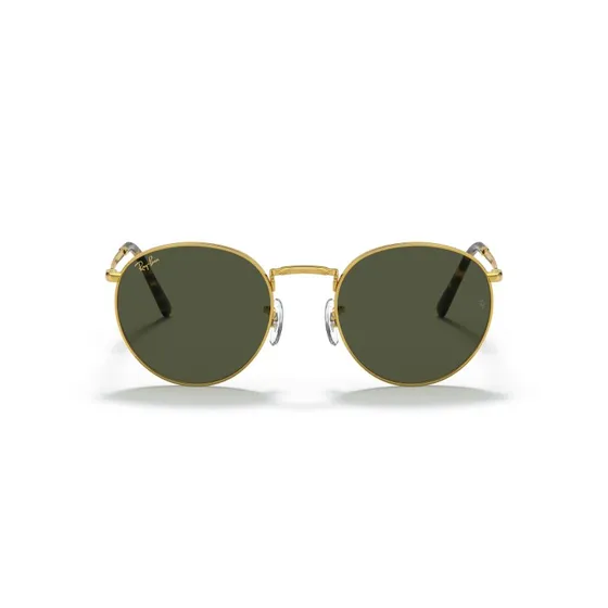 Ray-Ban New Round RB3637 – guld stel, grønne glas