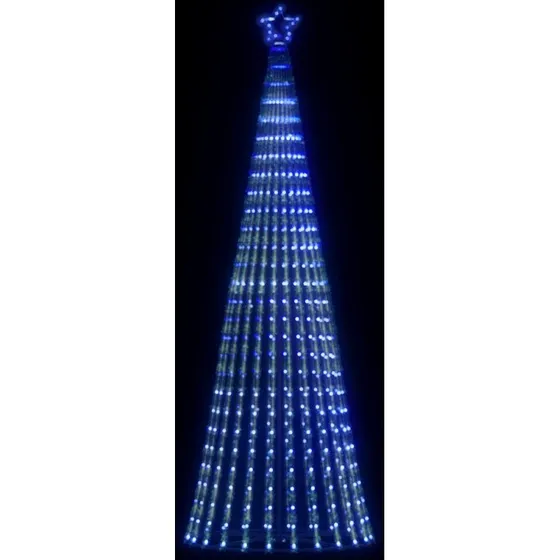 vidaXL LED-juletræ 247 cm - 475 LED'er i blåt lys