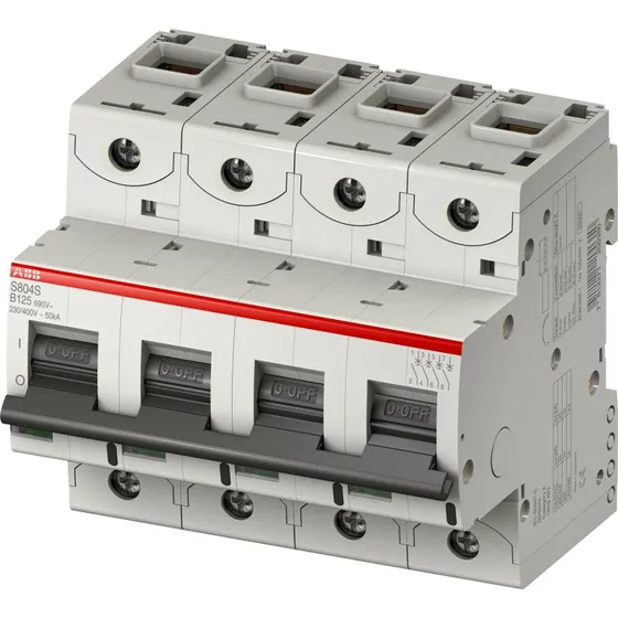 Automatsikring S804S-C32 4-polet 32A C-karakteristik 50kA
