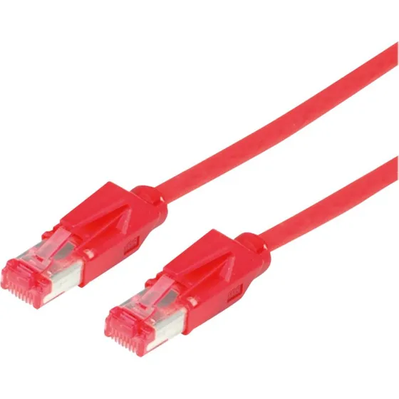 Draka Comteq Cat6 S/FTP Patchkabel, Rød, 5m