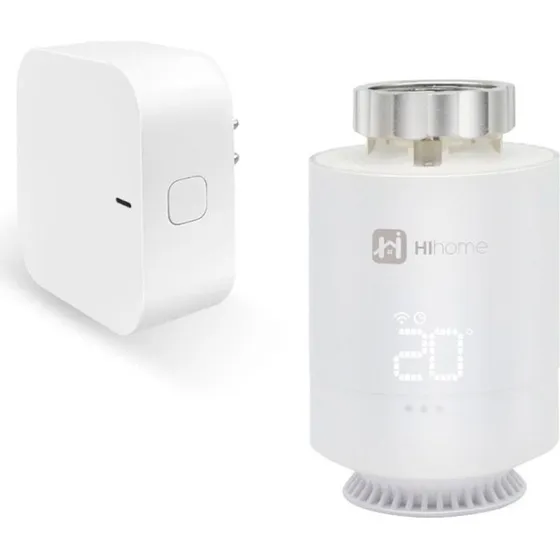 HiHome Smart Zigbee Radiator Thermostat Starter Kit