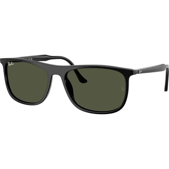 Ray-Ban RB2216 901/31 solbriller – sort ramme, grønne glas