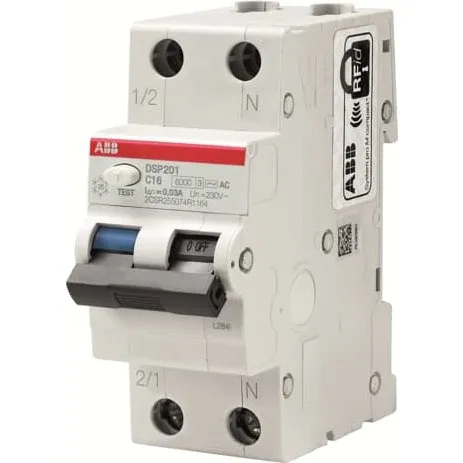 ABB Kombiafbryder HPFI C 13A 30mA 1P+N DSP201