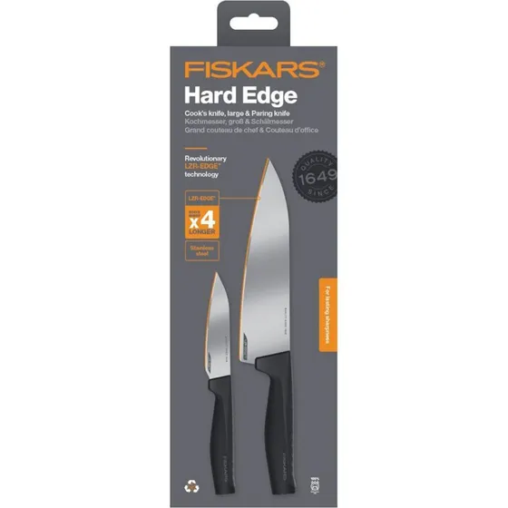 Fiskars Hard Edge knivsæt, 2 dele