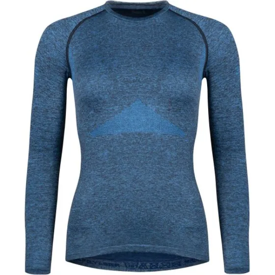 Force Soft Baselayer til kvinder, langærmet, blå