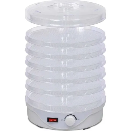 vidaXL Fødevaredehydrator 250 W med 6 bakker