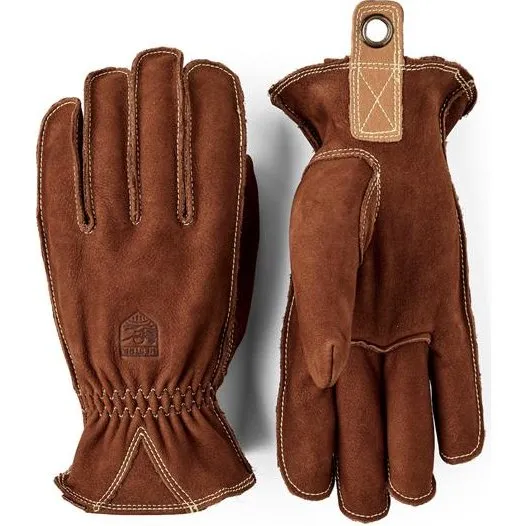 Hestra Oden Nubuck Læderhandsker - Cork