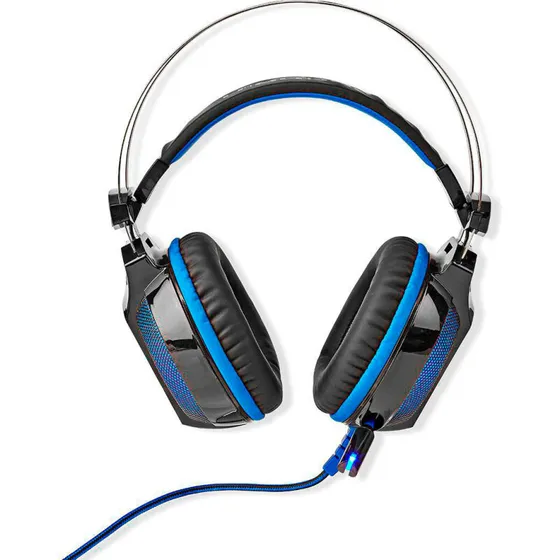 Nedis Gaming Headset GHST500BK 7.1 USB Sort/Blå