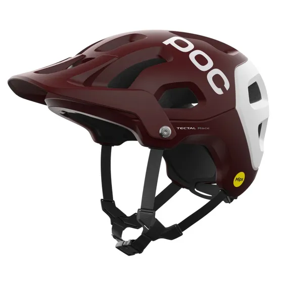 POC Tectal Race MIPS Cykelhjelm - Garnet Red/Hydrogen White Matt