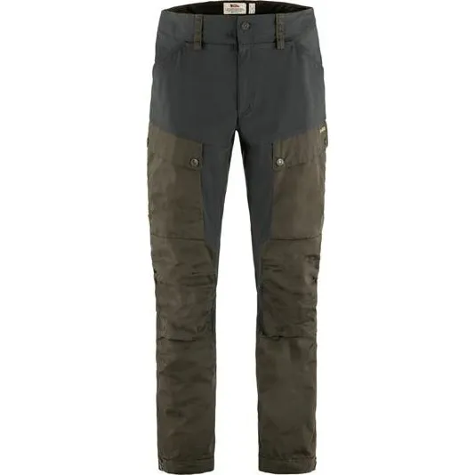 Fjällräven Keb Trousers Herre - Dark Olive / Dark Grey