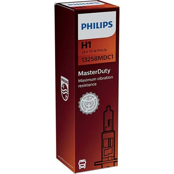 Philips H1 70W 24V MasterDuty lygtepære